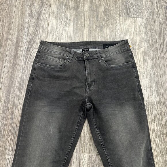 The Perfect Jean NYC Mens Size 32X32 Denim Skinny Fit Faded Black - Picture 2 of 6